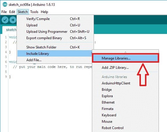 Arduino Manage Library